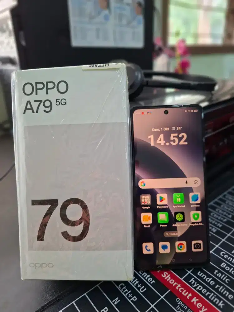 Oppo a79 5G 8/256gb Fullset lengkap ori