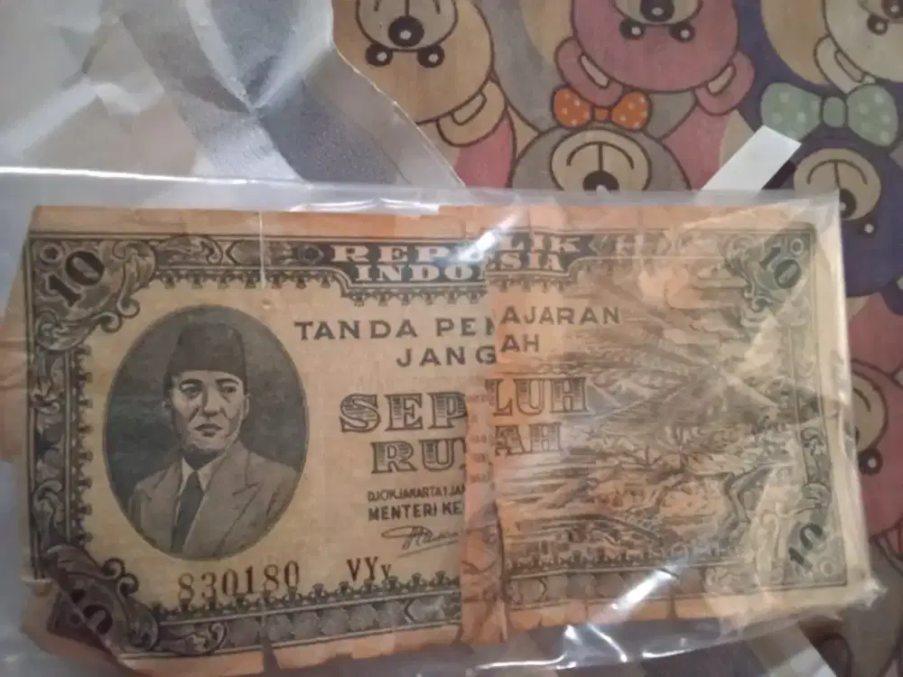 Uang 10 rupiah Sukarno 1947