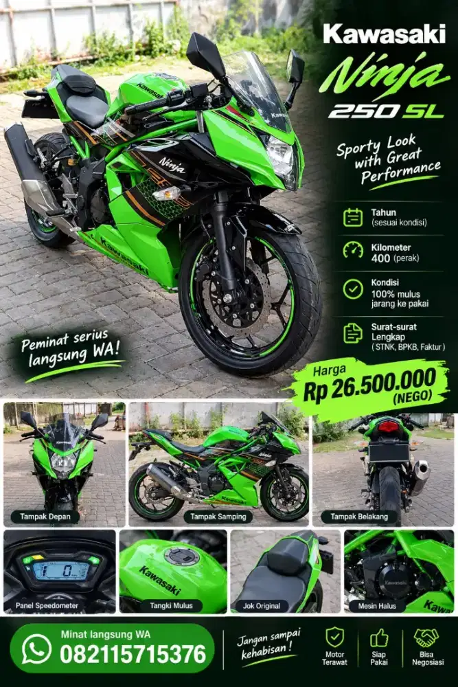 Di jual ninja mono 250