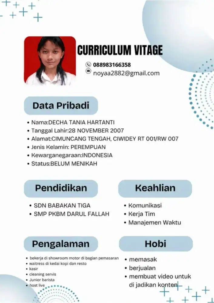 info loker lulusan smp