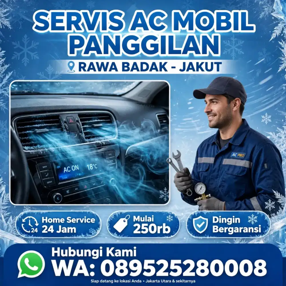 SERVIS AC MOBIL PANGGILAN 24 JAM RAWA BADAK KOJA SUNTER KELAPA GADING.