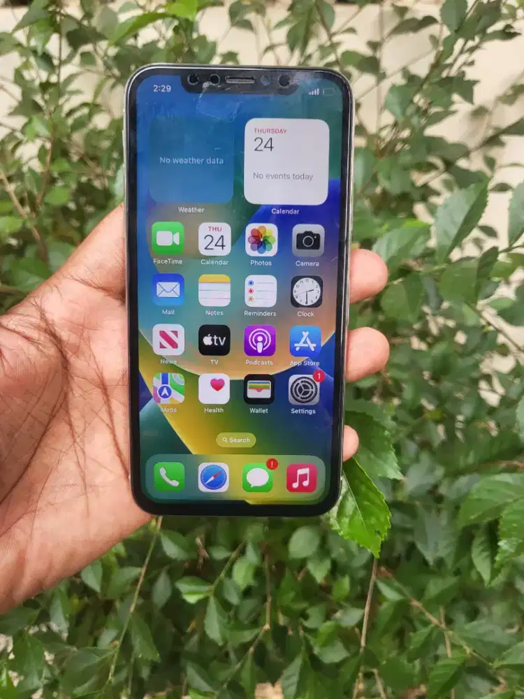 Jual cepat iphone x 64Gb fullset