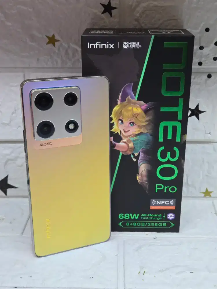 Infinix Note 30 pro gold 8/256 second resmi