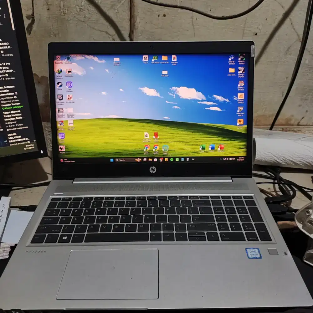 Laptop Hp Probook 450 G6 I5 Gen 10 Dual VGA Ram 12GB Bekas