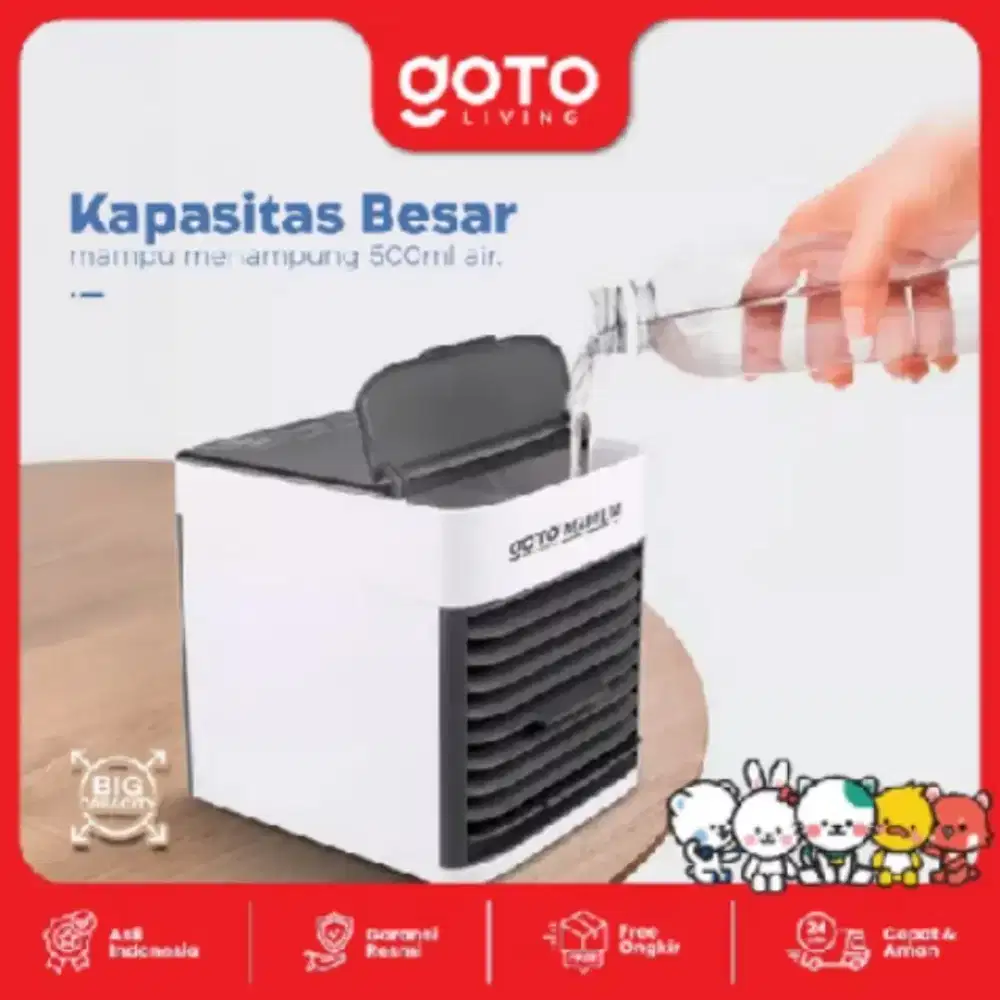 Goto Madelin Air Cooler AC Mini Portable Kipas AC Praktis