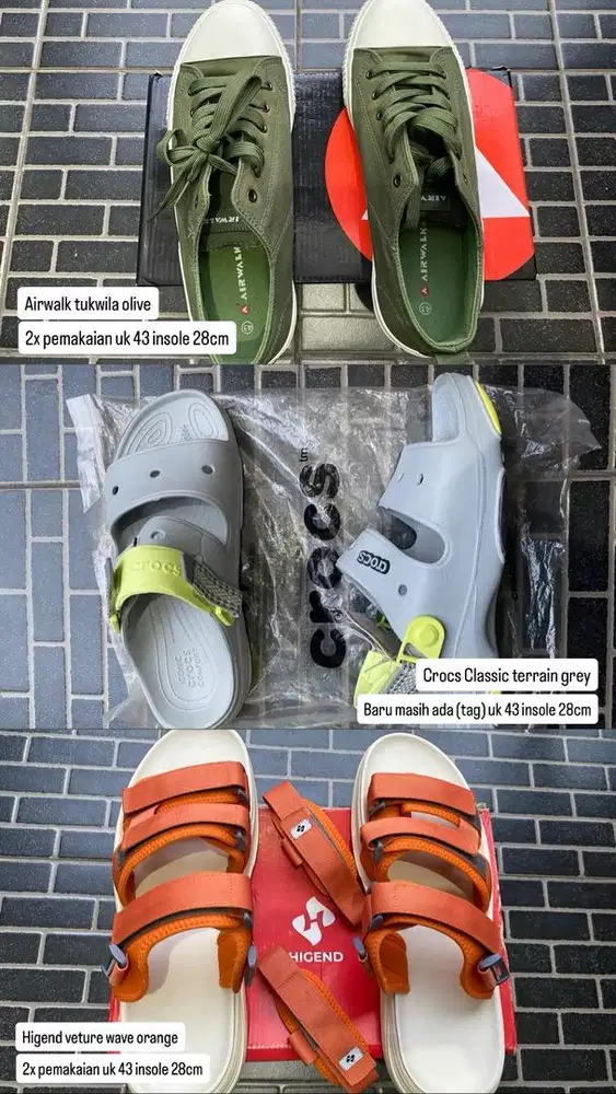 Sepatu & Sendal