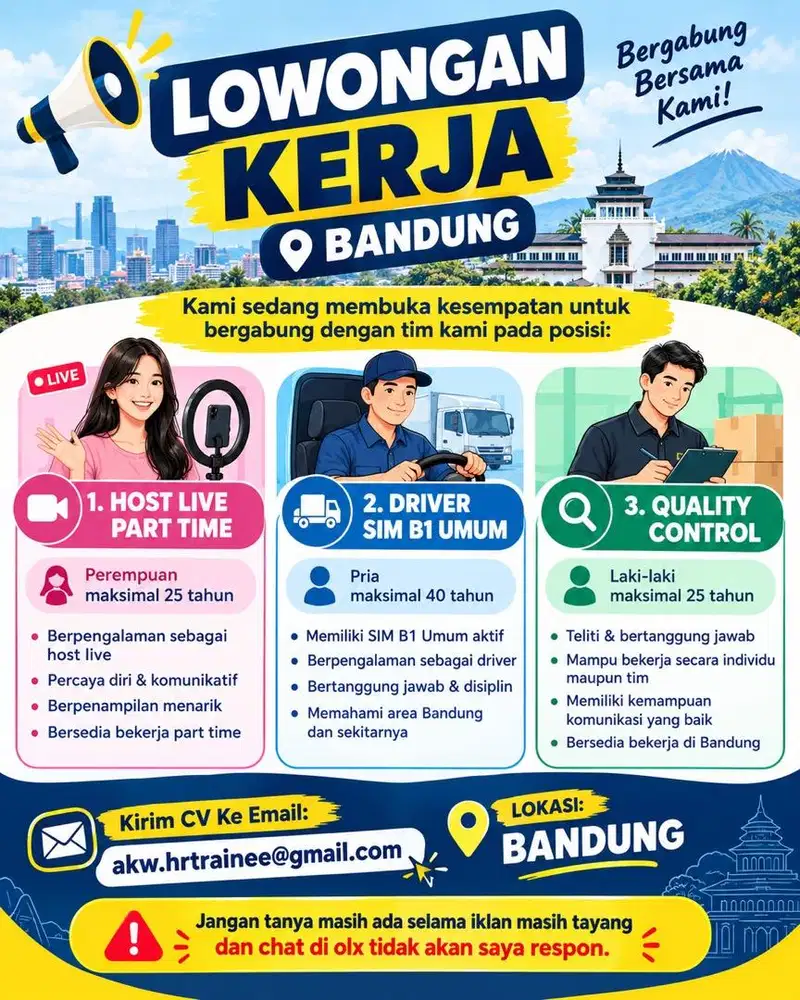 LOKER BANDUNG 2026