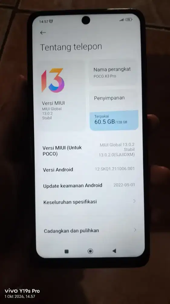 Poco X3 Pro Ram 6/128 Snapdragon 860