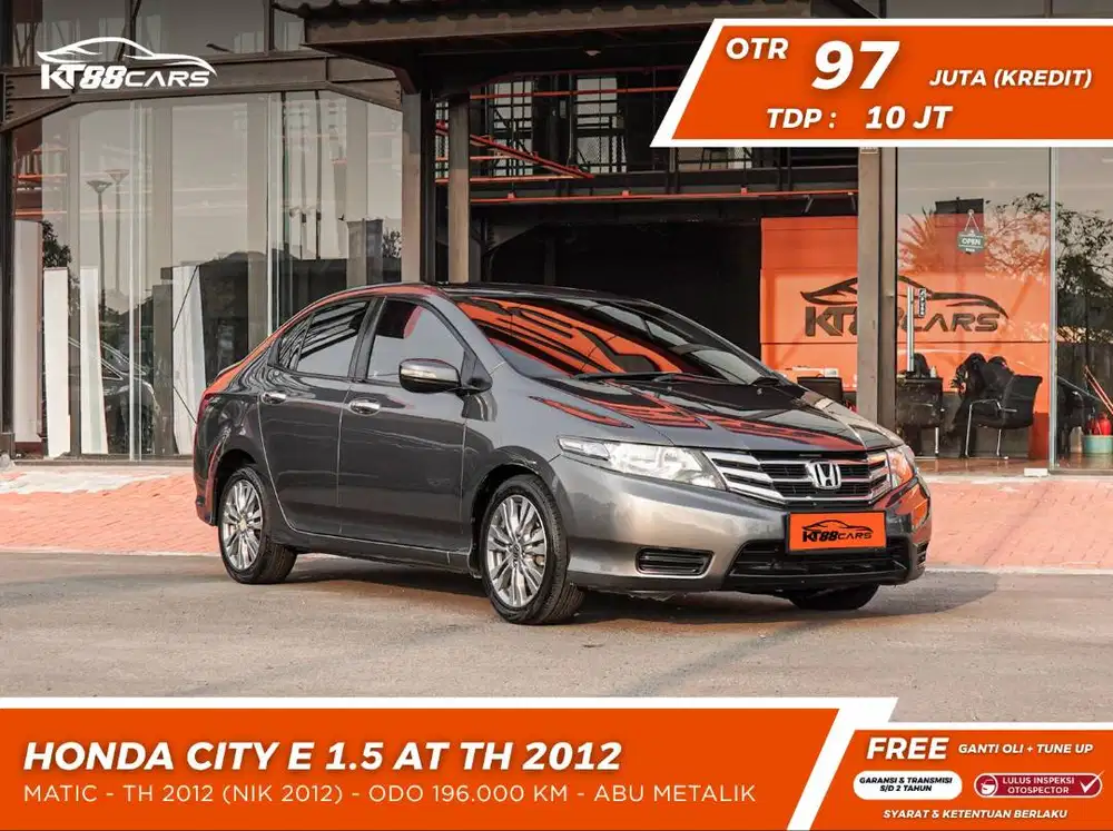 Honda City E 1.5 2012 sedan abu matic
