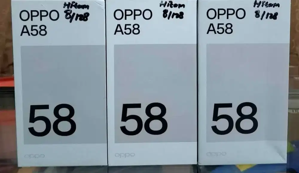 New Oppo A58 Ram 8/128 GB Garansi Resmi 1 Tahun