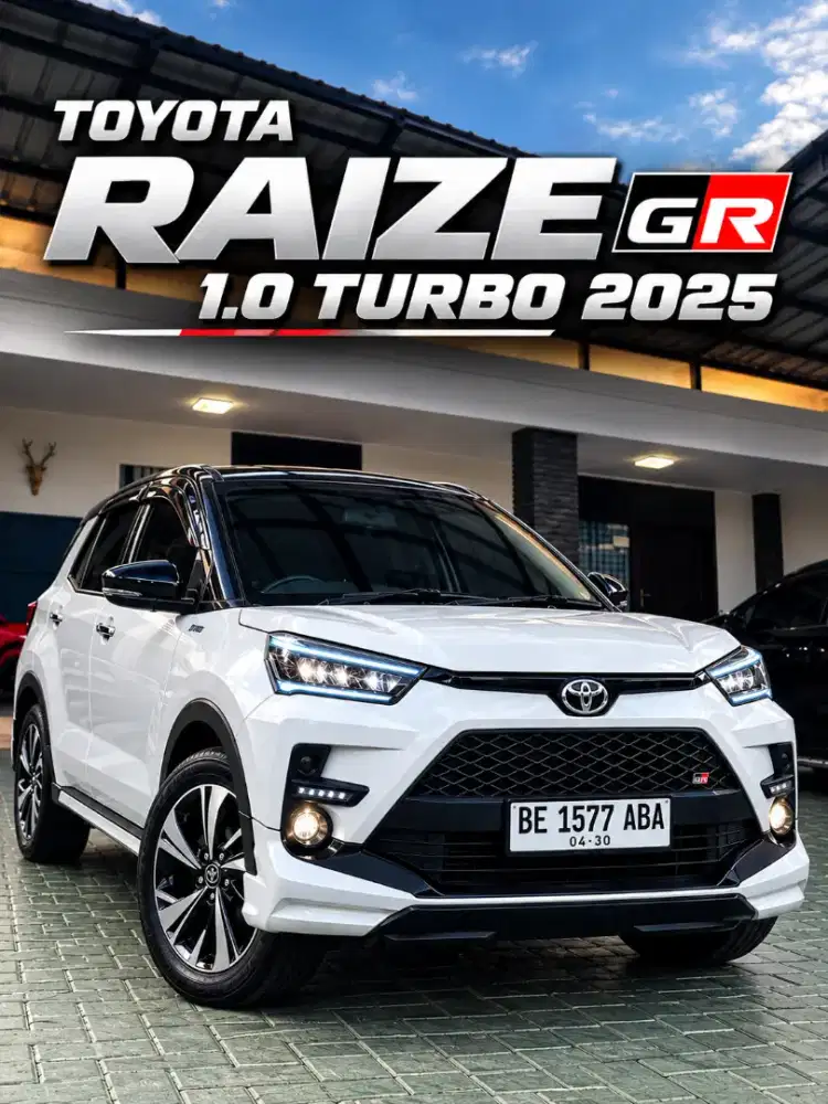 Toyota raize GR 1.0 Turbo