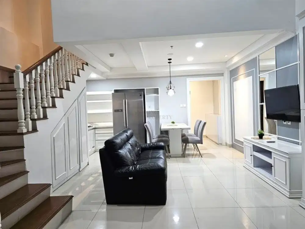 Terhubung ke Central Park Mall & Soho Capital, Disewakan Soho Neo Soho Residence 96M² Furnished Scandinavian Design bisa Kantor & Hunian 24 Jam Jakbar