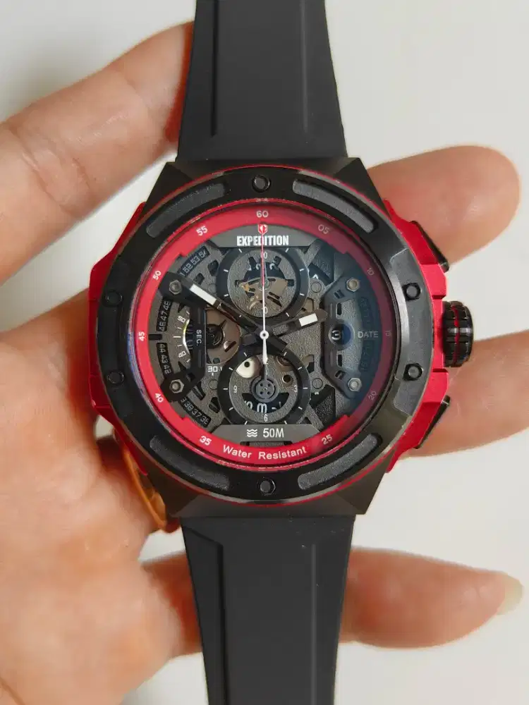 Expedition Chronograph E6818M original bekas bagus normal semua
