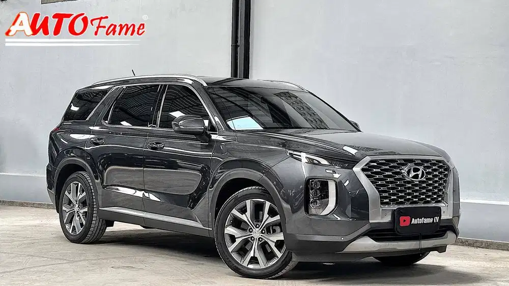Hyundai Palisade Signature 2.2 CRD-i NIK 2021 Graphite Gray On Red