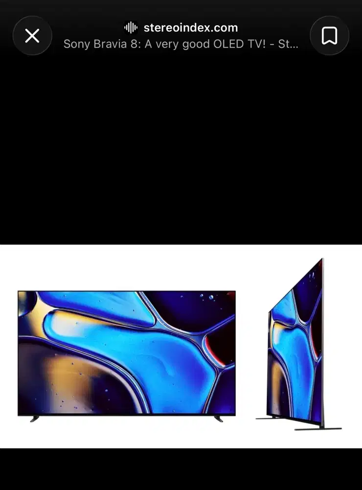 Sony BRAVIA 8 OLED TV – Rp25.000.000