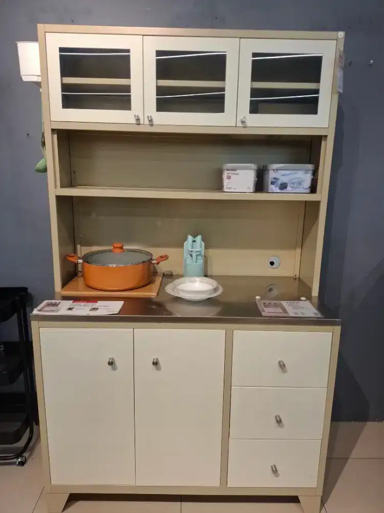 LEMARI DAPUR METAL STAINLESS STEEL BISA CICIL 0%