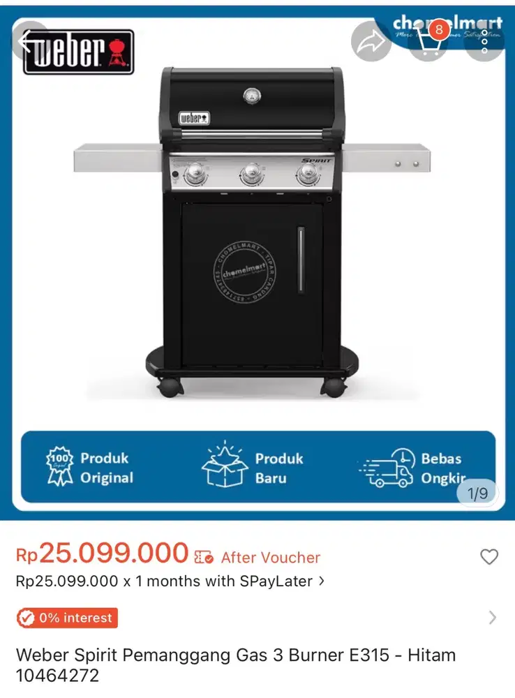 Weber Spirit E315