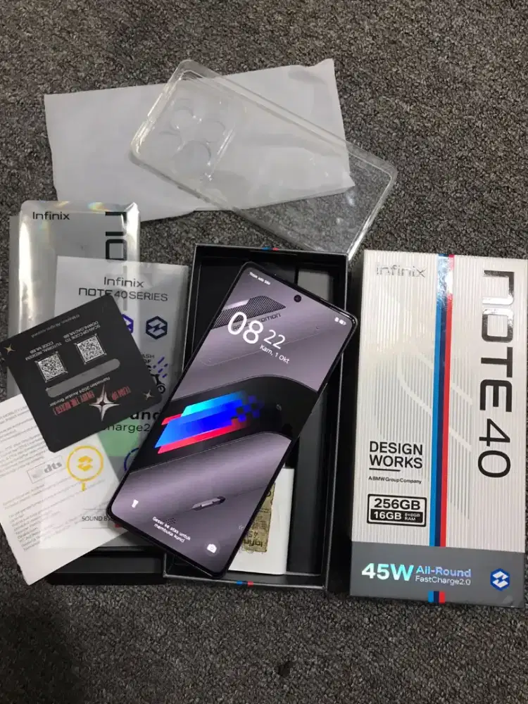 INFINIX NOTE 40 (BMW) 8/256 FULLSHET ORI NO MINUS