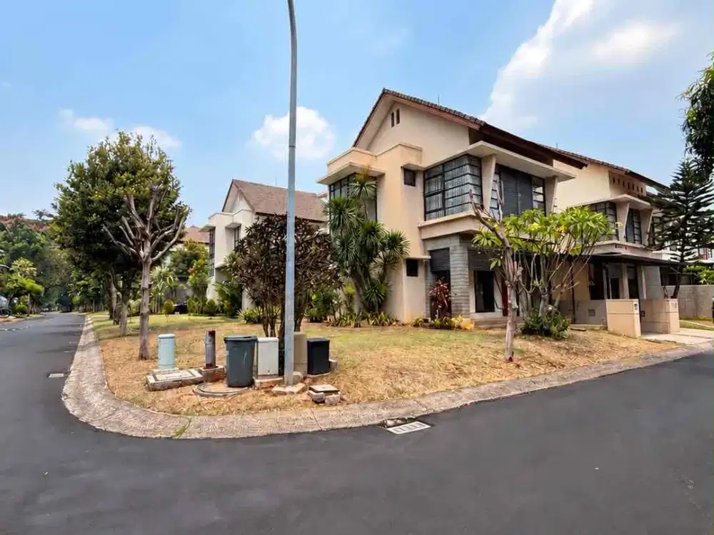 Bintaro rumah hook tanah luas harga bagus hanya 5 menit ke fresh market dan toll parigi