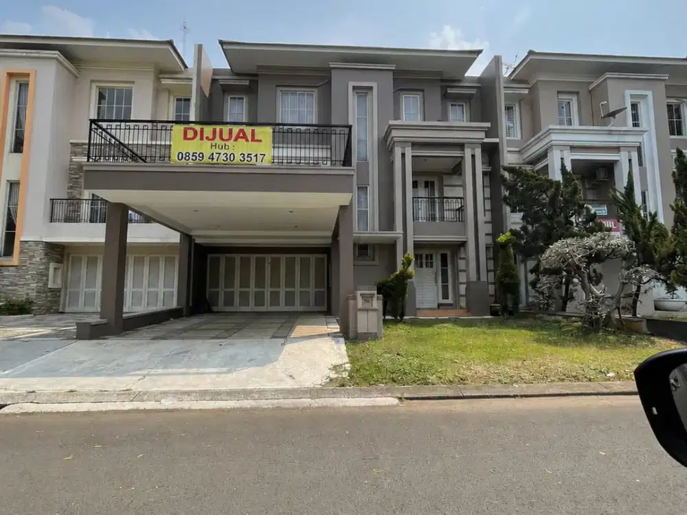 RUMAH MEWAH FULL FURNISHED DI ALAM SUTERA — HARGA NEGO!