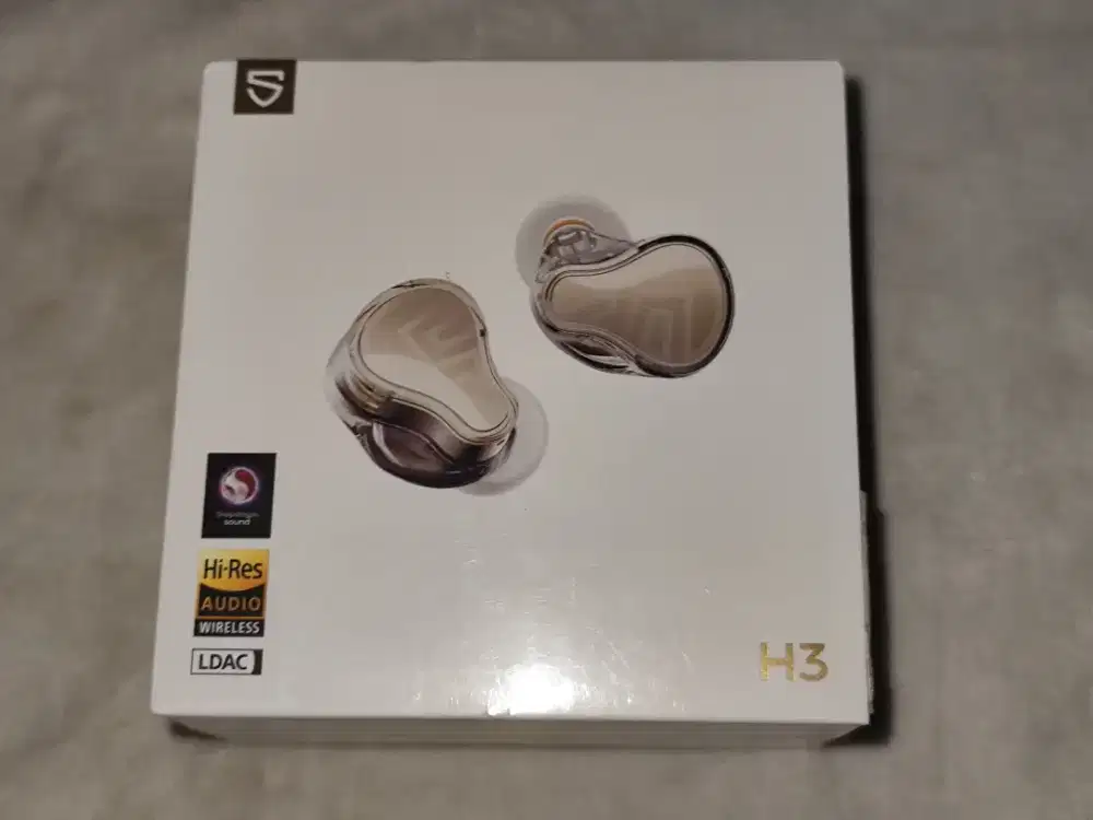 TWS Soundpeats H3 Active Gold Stereo Headset Bluetooth not Sony Jabra