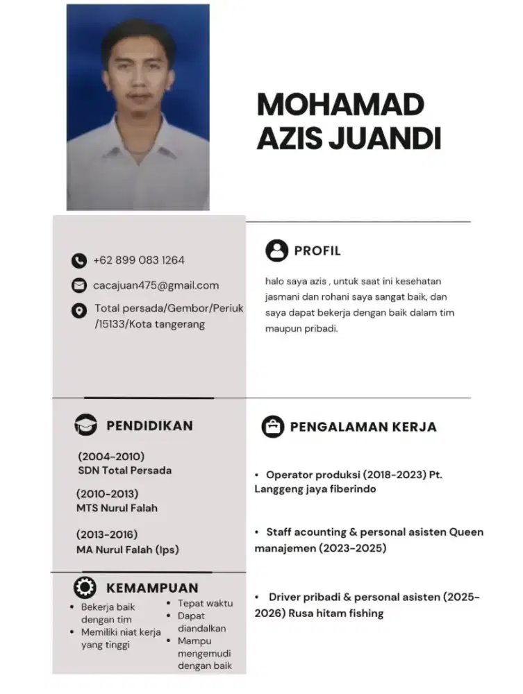 Mencari lowongan pekerjaan