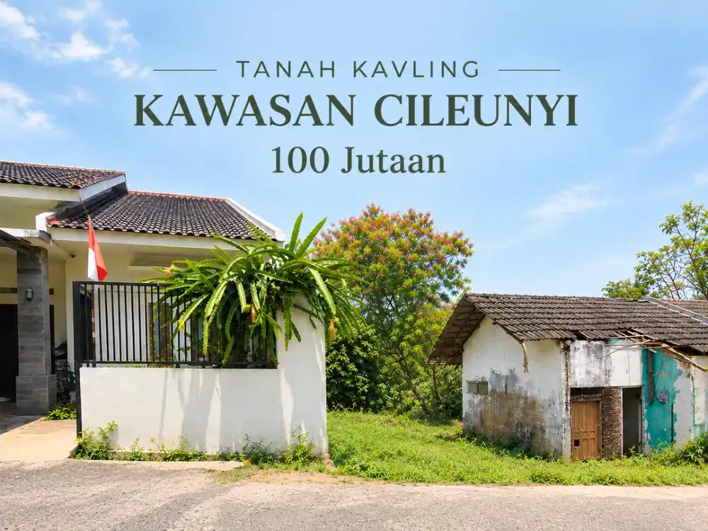 Tanah Kavling Cileunyi SHM 200 Jutaan Cicilan 12x