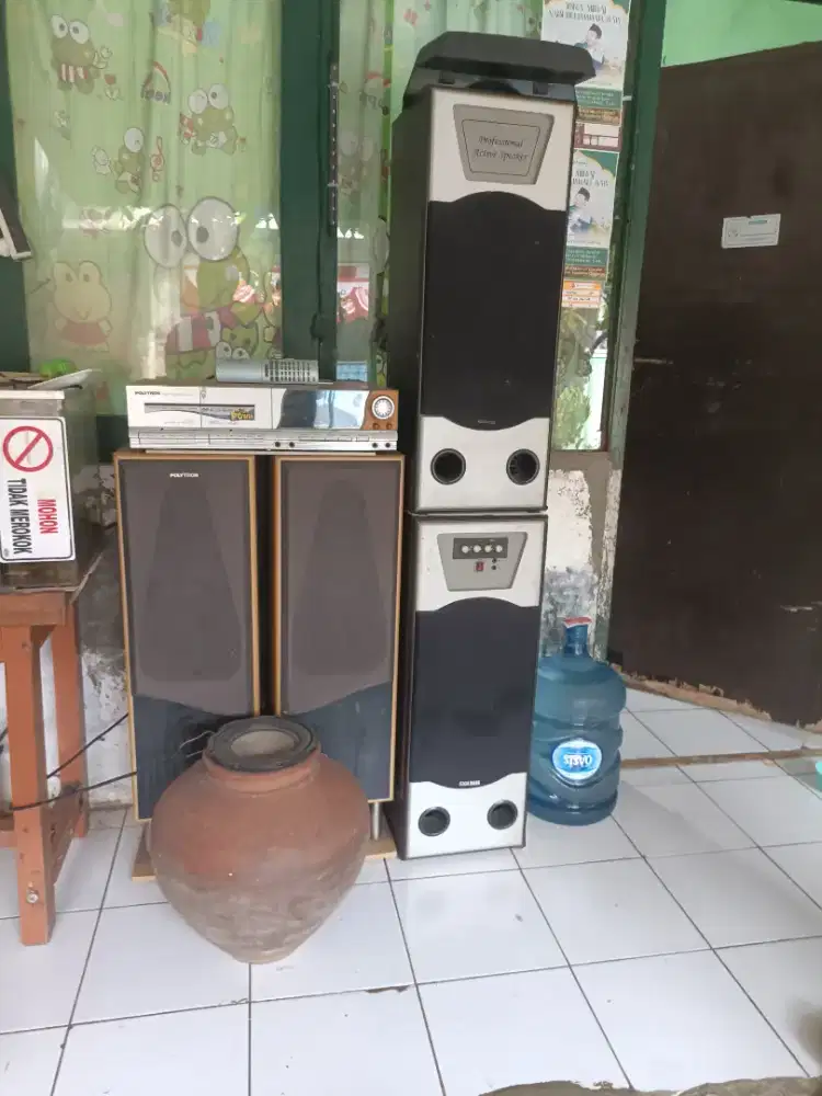 Seperangkat Tape ampli dan sound