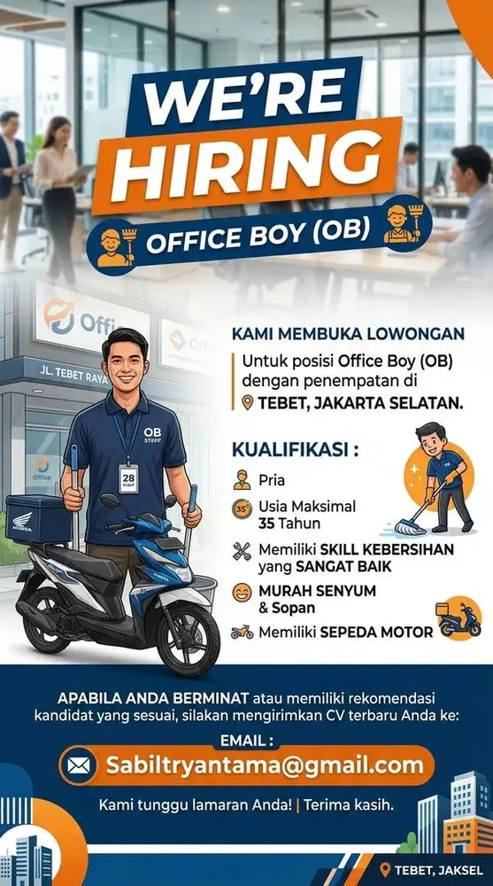 Hiring Office Boy