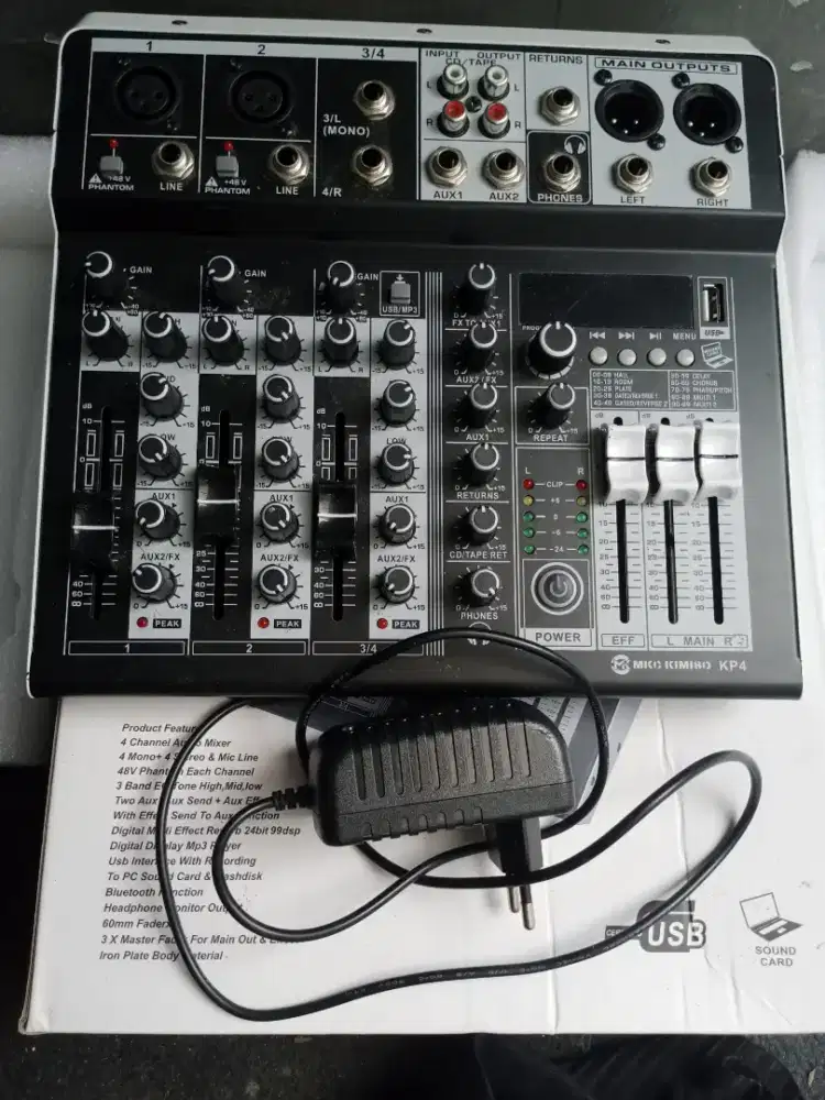 Mixer 4chanel kimiso