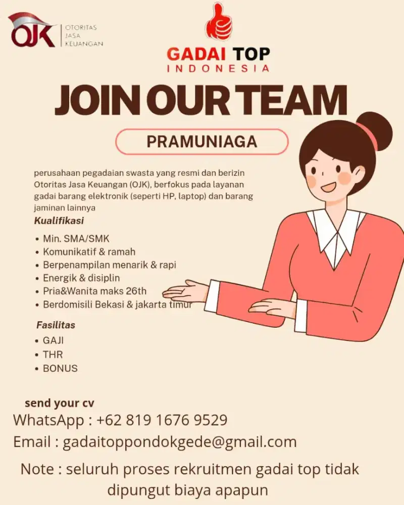 LOWONGAN PEKERJAAN