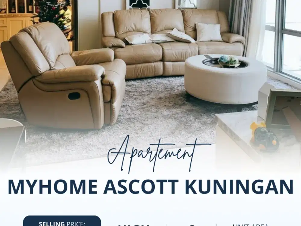 For Sell! MyHome Ascott Kuningan at Ciputra World Jakarta, High Floor