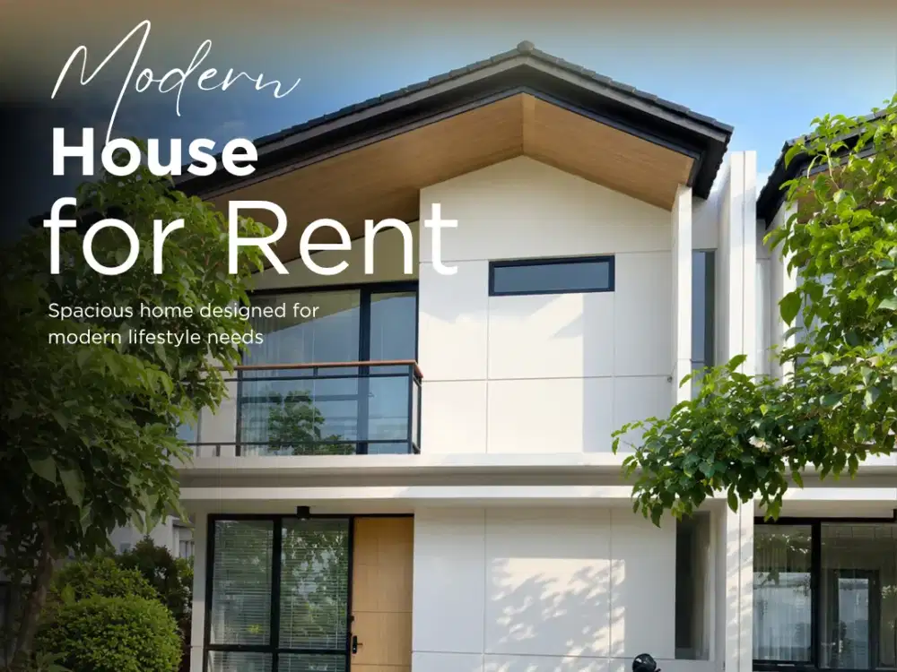 Sewa Rumah di Lippo Karawaci, Mulai 45 Jt/Tahun