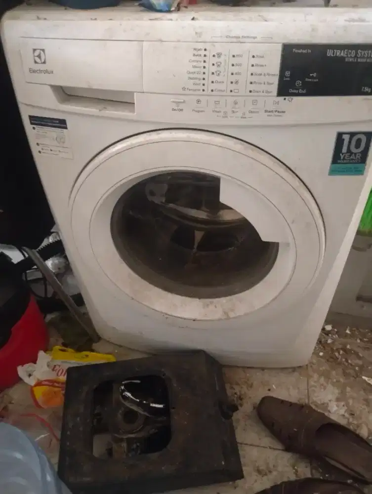 Mesin Cuci Electrolux Front loading Putus Karet Van Belt nya saja