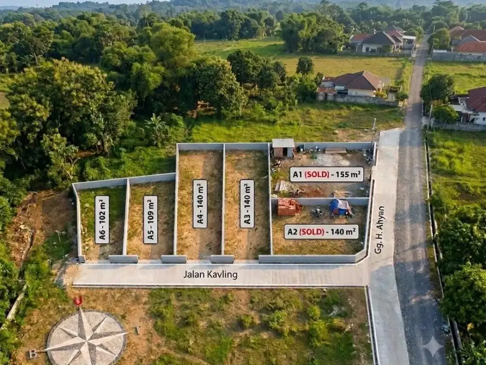 Siap Bangun & Balik Nama SHM, Tanah Kavling 1 Jt-an Setu, Bekasi