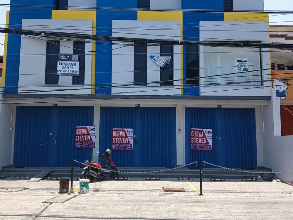 Disewakan Cepat! Ruko baru gress 3 unit di Ploso baru