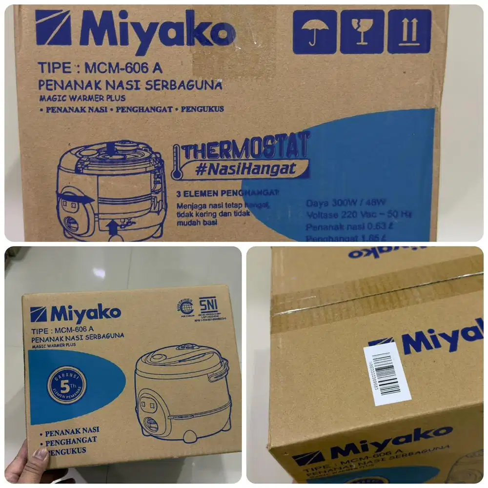 Magic warmer penanak nasi miyako 606 A