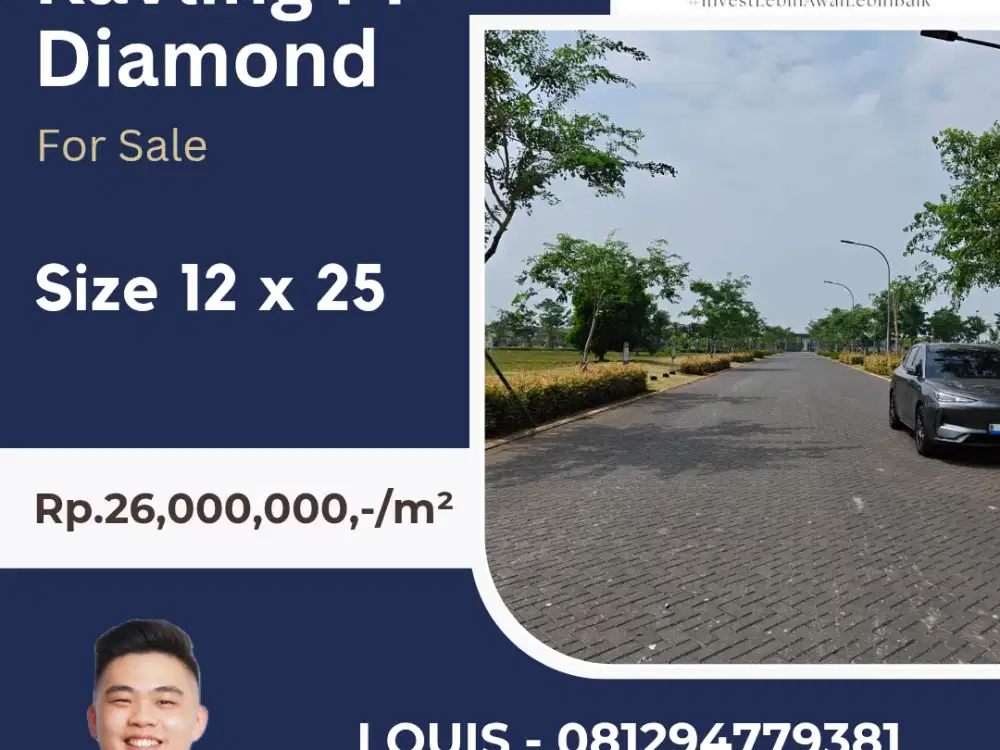 KAVLING PASIR PUTIH DIAMOND PIK2 TERMURAH LOKASI STRATEGIS