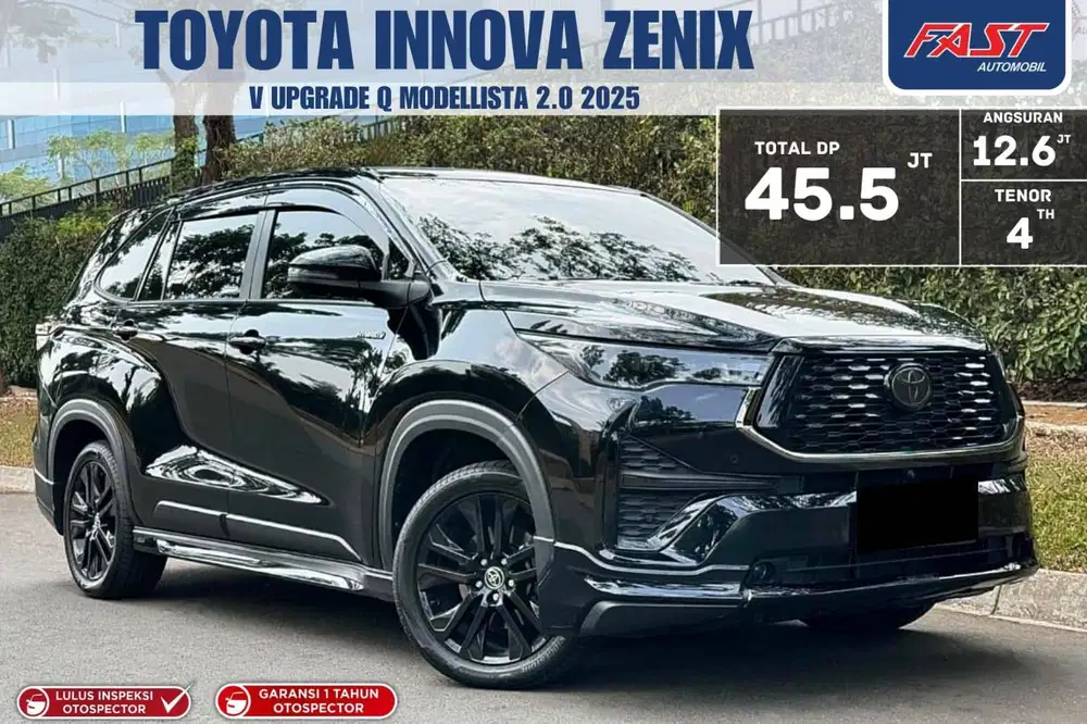 (GARANSI 1TH) INNOVA ZENIX 2025 V UPGRADE Q HYBRID SUNROOF MODELISTA