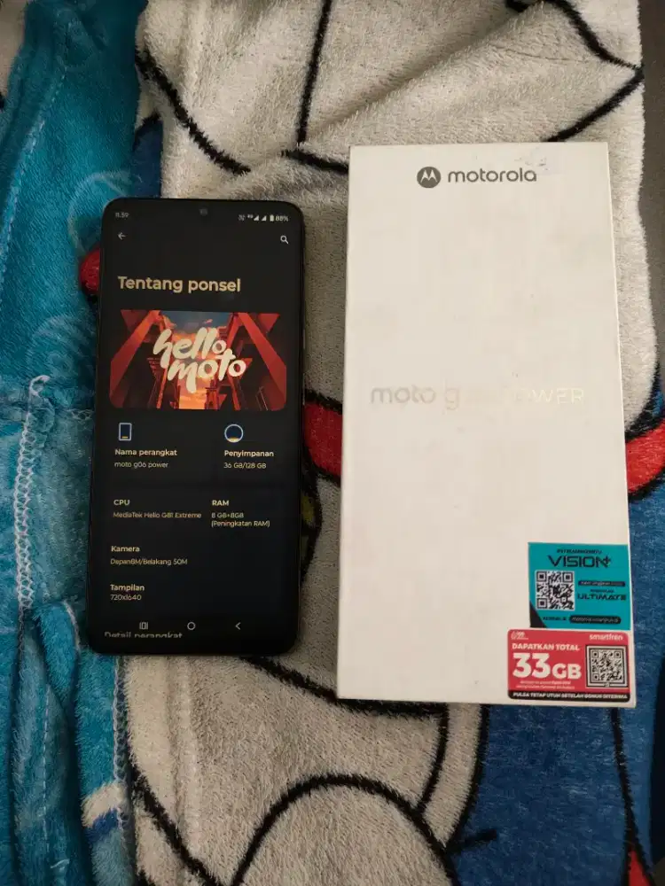 Motorola g06 power 8+8/128gb