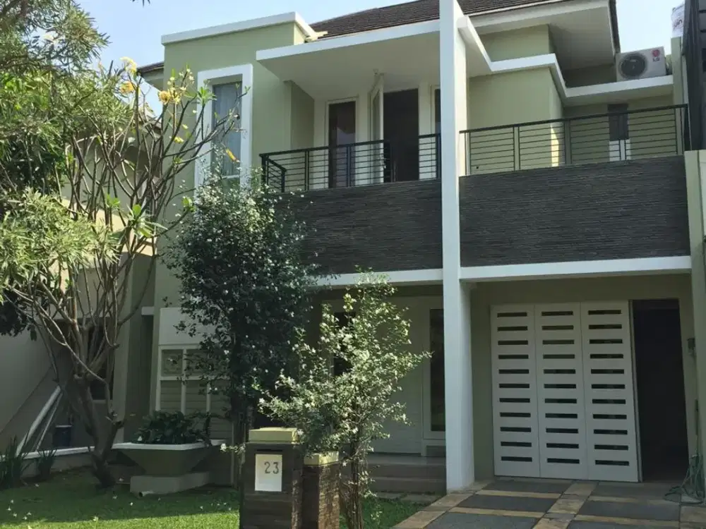 Rumah Siap Huni Full Furnish 2 Lantai Harga Nego di Sutera Onyx