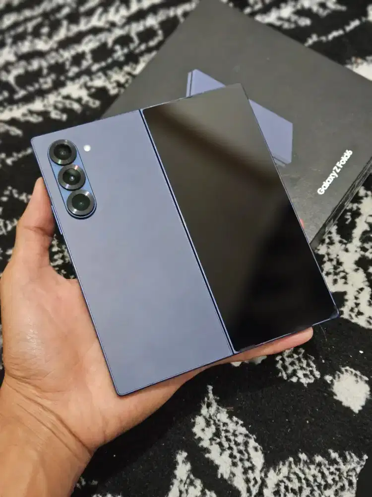 Samsung Z Fold 6 12/512GB Sein Resmi Blue Fullset