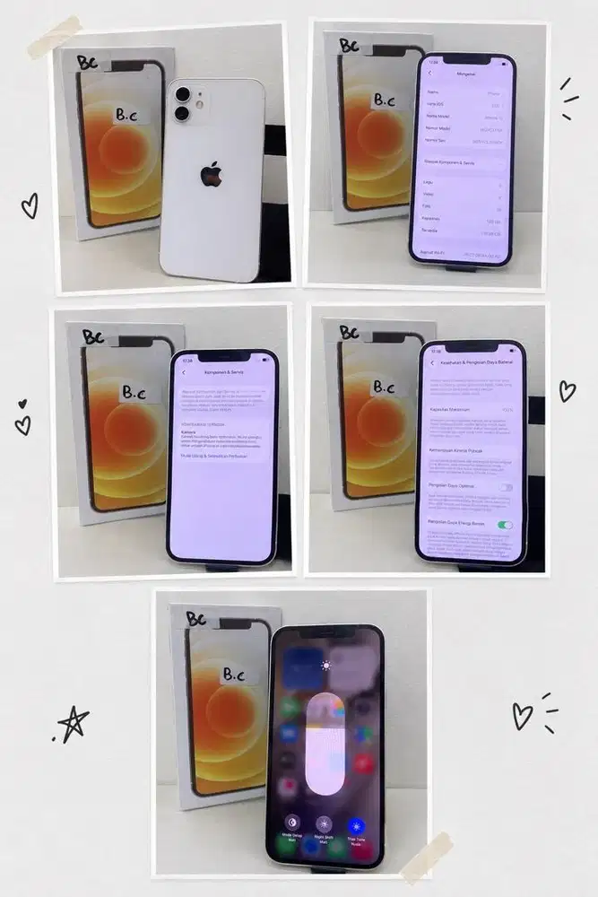 Second Like New iPhone 12 Beacukai 128 GB