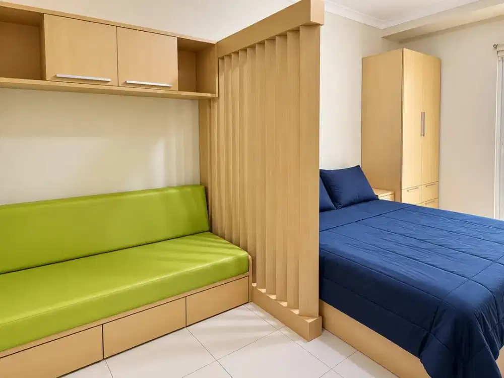 DIJUAL APARTMENT STUDIO MODERN FULL FURNISHED DI SIGNATURE PARK TEBET  || Studio Modern • High Floor • City View • Siap Huni