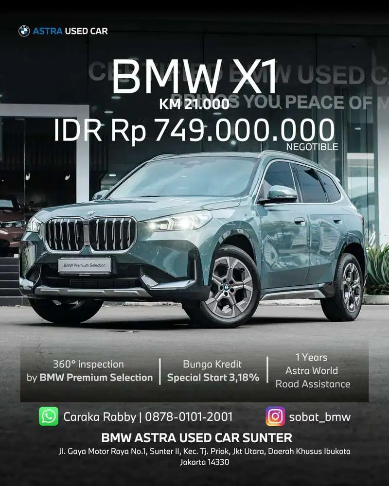 BMW X1 2023 Bensin