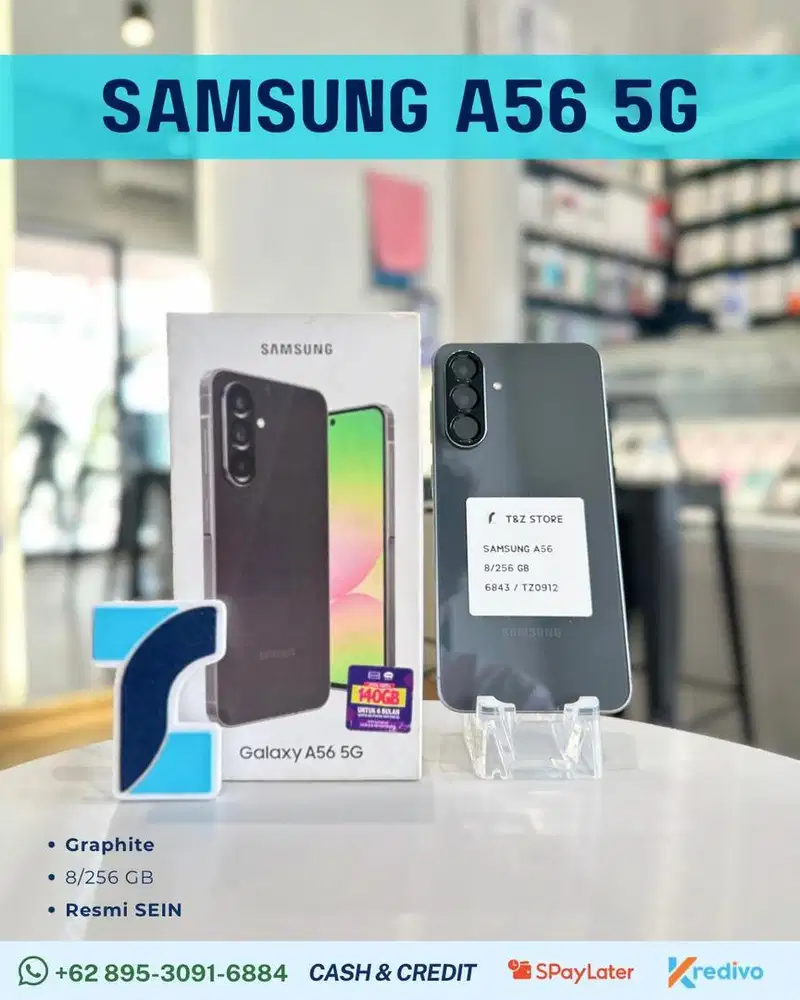 SAMSUNG A56 8/256GB - GRAPHITE