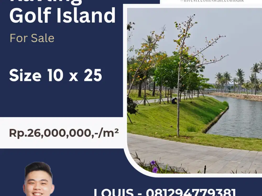 JUAL KAVLING GOLF ISLAND TERMURAH DANAU
