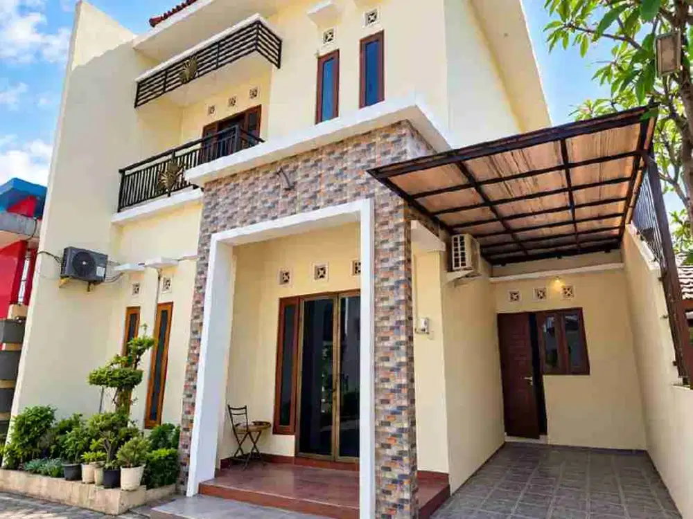 rumah 2lantai colomadu cluster paula Rp900 juta dapat rumah furnished