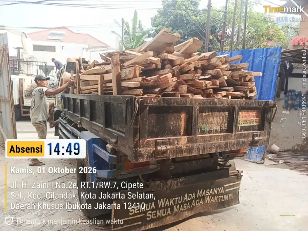 Jasa buang puing dan angkutan sampah proyek