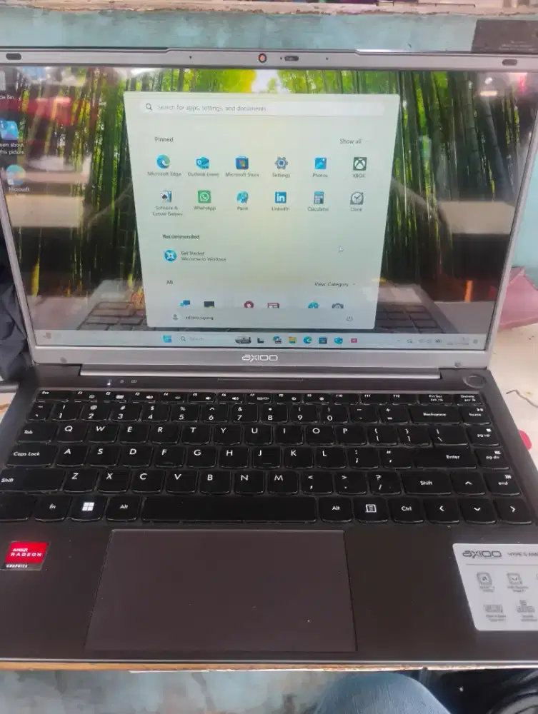 Dijual Laptop Axioo Hype 5 AMD X3 Ryzen 5 gen 3/ Ram 8 GB/ 256 GB SSD